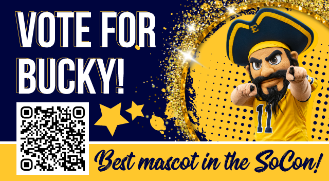 Of course, Bucky is the best mascot in <a href="/SoConSports/">The Southern Conference</a>. Make it official by voting for him in the SoCon Mascot Challenge. Vote daily! soconchallenge.wpengine.com/mascot-challen…