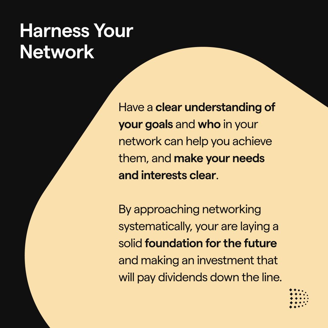 Discover your network, nurture your relationships and harness those connections - these are the 3 main pillars of what we call networking with intent.