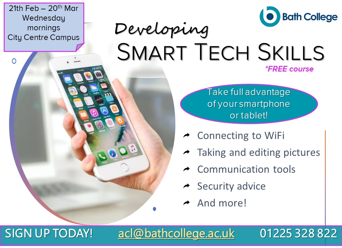 Maximize the potential of your smart devices with our FREE 6-week course!  Unlock the secrets to harnessing the full power of your smartphone or tablet. From essential functions to advanced features, dive into a world of tech-savvy possibilities! J #smartdevices #TechSkills