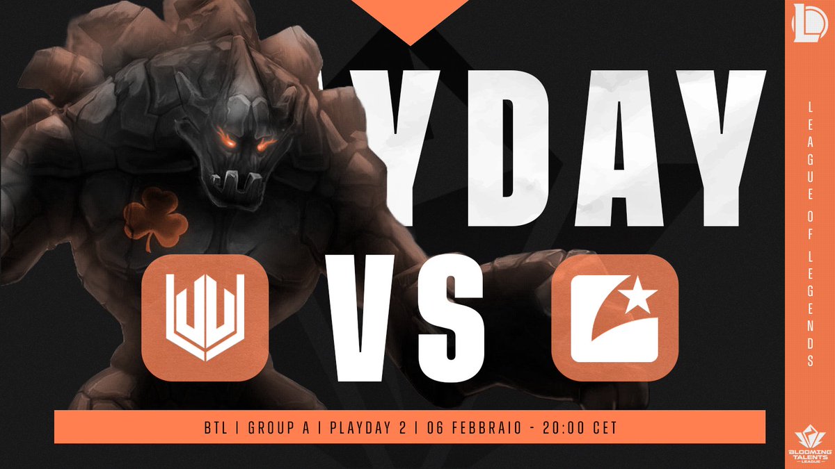 LobstarEsports's tweet image. 🦞 IT'S #BTLPLAYDAY

Altro giro, altra corsa.

🆚@UwUnderworld

🏆 Playday 2
⏰ Dalle 20:00 CET
📺 Vieni a vederci stasera live su twitch.tv/balleeno

#GOLOB #LOBWIN
#BloomingTalentsLeague #BTL