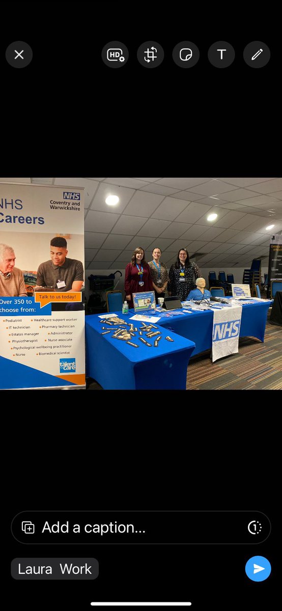 Today we are representing the #nhs at the Coventry Rugby Club. Come down and see us!