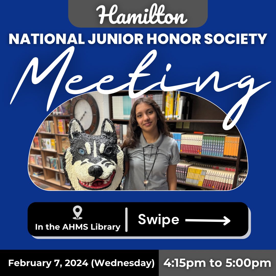 Hamilton Middle School NJHS tweet media