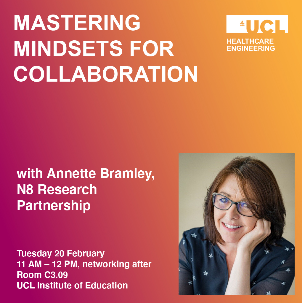 How can we work better together? We're covering the mindset for collaboration with @Annette_Bramley, Director and ‘Chief Collaboration Officer’ of the N8 Research Partnership on Tue 20 Feb. Join us to learn how to get the right mindset for collaboration: eventbrite.co.uk/e/mastering-mi…