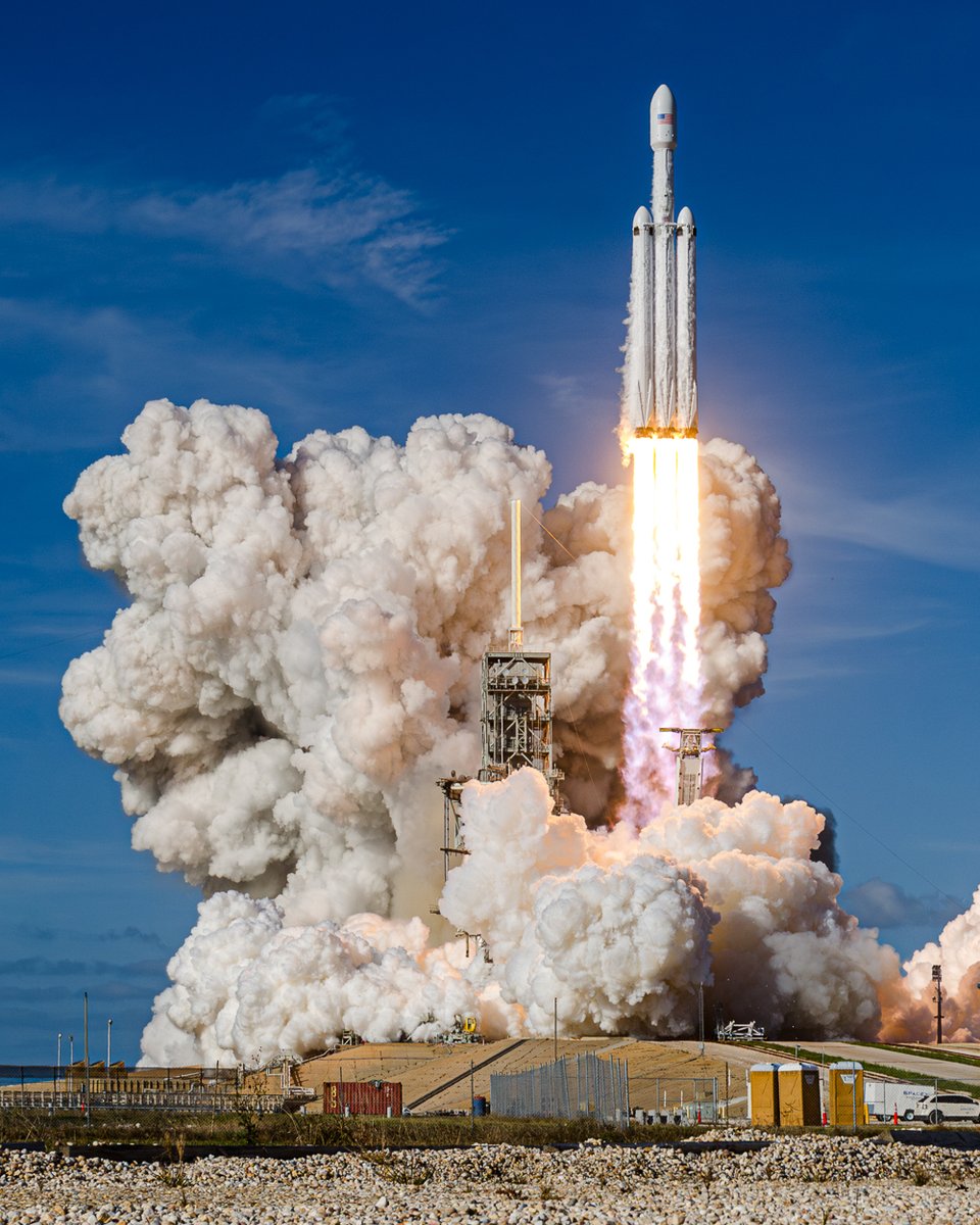 johnkrausphotos's tweet photo. SIX YEARS AGO, TODAY: The awe-inspiring debut flight of SpaceX's Falcon Heavy rocket, which launched @elonmusk's Tesla Roadster to an orbit around the sun reaching the distance of Mars!

Save 20% on prints from this mission, today only, code 'FH6yrs' → https://t.co/BDLTkFlhnA https://t.co/RHi9reqqR5