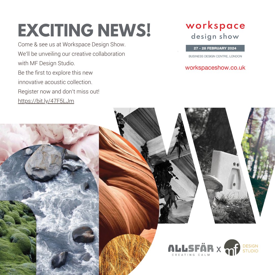 ✨ We are going to be at Workspace Design Show London! ✨ Make sure you register now, so you don't miss out 👉 buff.ly/3u4YEfF We can't wait to see you there #workspacedesign #acousticsolutions #interiordesign #officefitout #acousticdesign