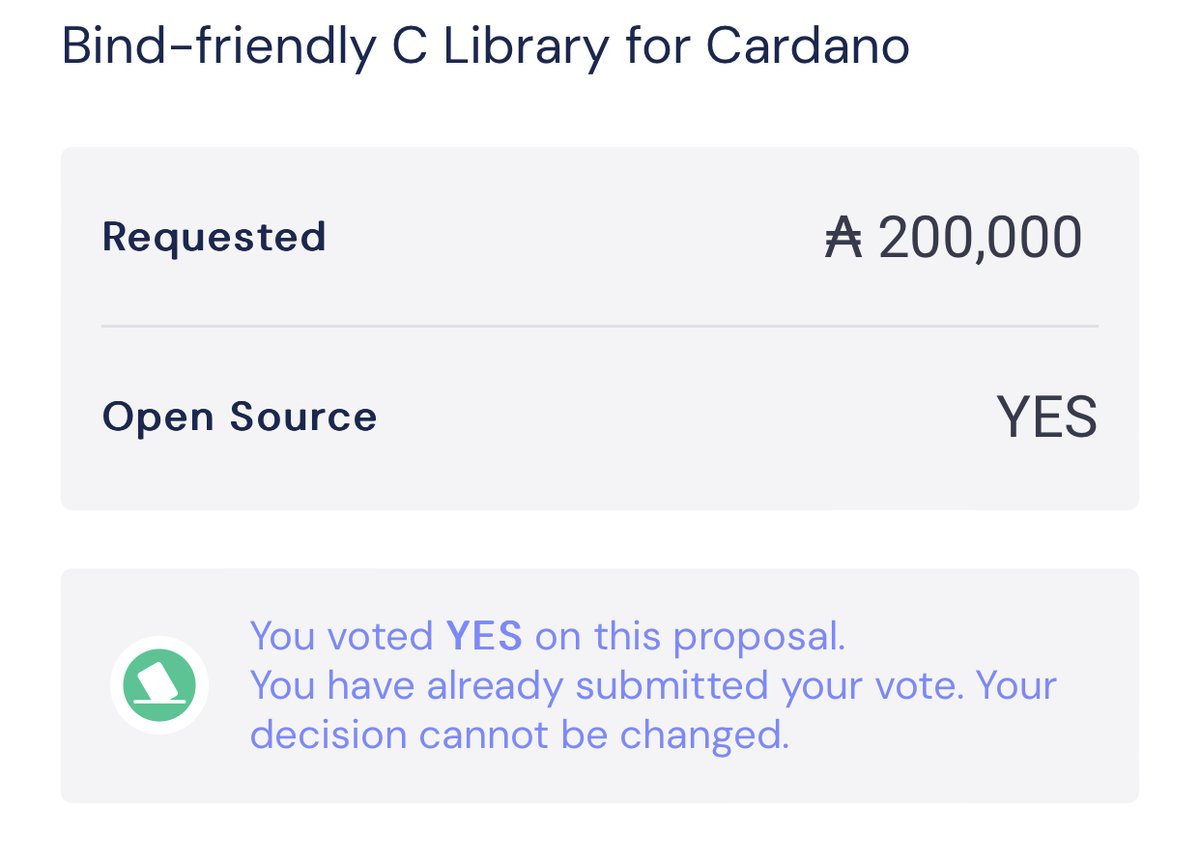 Angel_CastilloB's tweet image. Diving into our Fund11 proposal: 'Bind-friendly C Library for Cardano.' 

We aim to develop a C library that serves as a foundation for creating bindings to various languages. This approach will enable developers from diverse backgrounds to contribute to and develop dApps on…