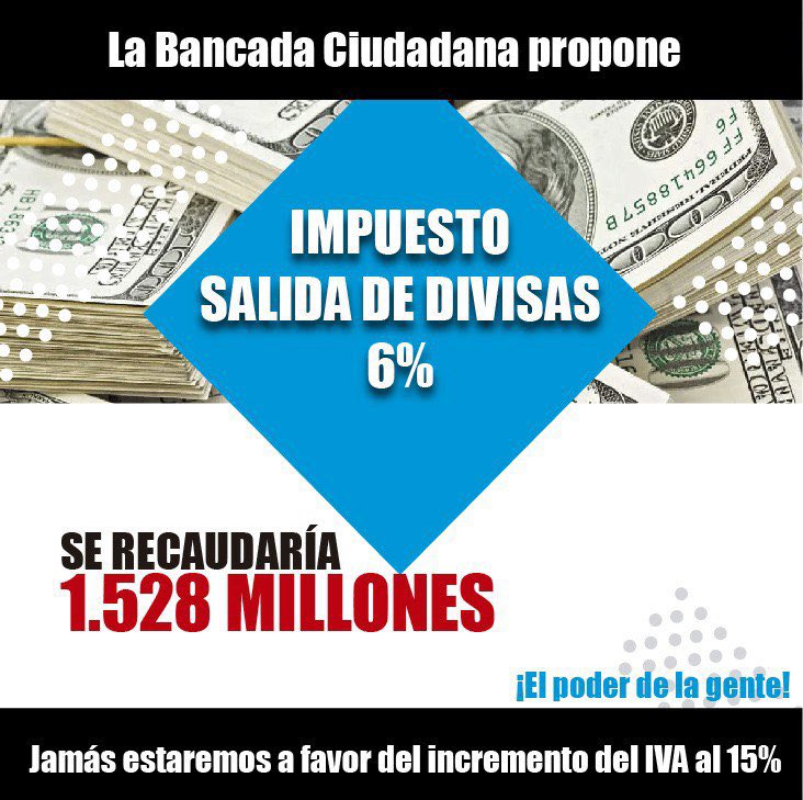 JuntosMarcela's tweet photo. La Bancada Ciudadana no apoyará que suba el IVA!!! #SíHayAlternativasIva
#QuePagueLaBanca https://t.co/GFXhYJk9pK