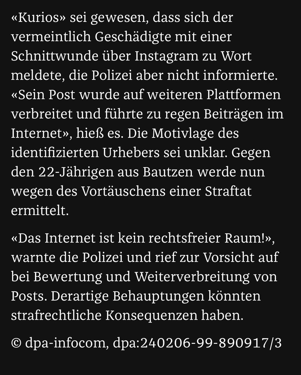 AnjaHennersdorf's tweet photo. Wie von vielen bereits vermutet. Diese Story aus dem Dunstkreis der rechtsextremen Szene in #Bautzen, frei erfunden. 
‚Toni‘ hatte sein Instaprofil bereits auf privat gestellt. 😉 https://t.co/rkhi1nFvMo