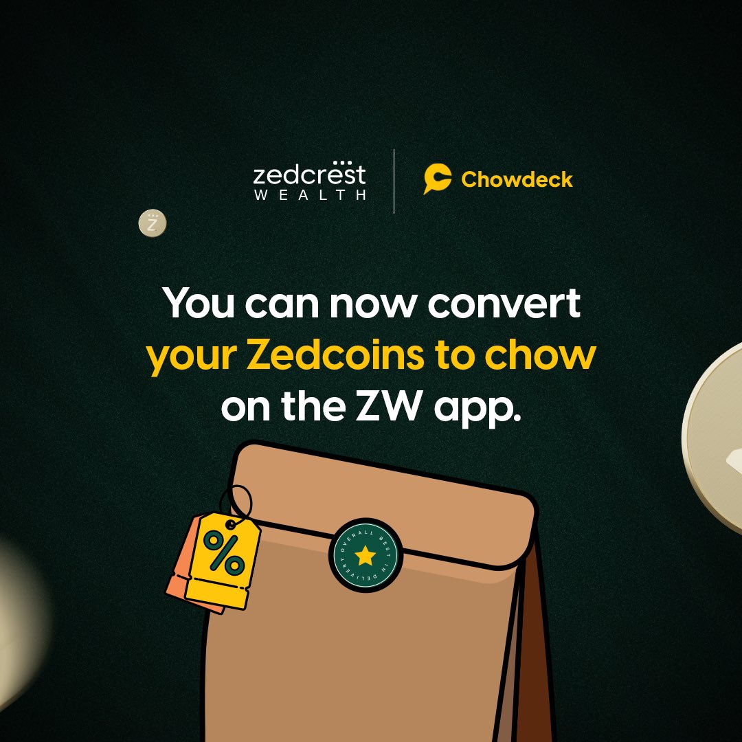 ZedcrestWealth's tweet photo. Visit the Giftshop on the app and convert Zedcoins into vouchers for rides and meals from @boltapp @Uber and @chowdeck
Also, you can easily share vouchers with your friends, and they can reciprocate.
Happy shopping! π€
#ZedcrestWealth #Workwithmoney https://t.co/qJqKRdokTy