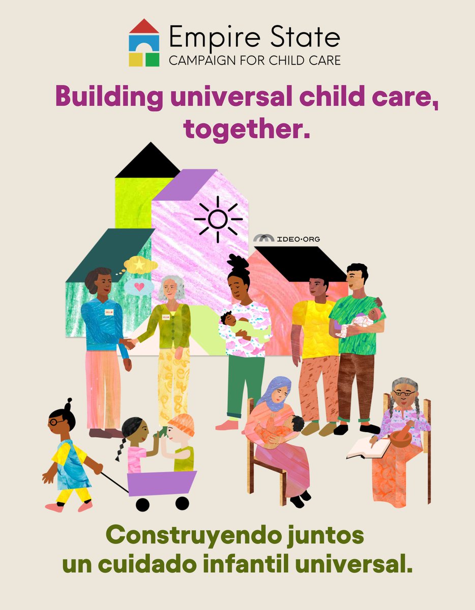 The Empire State Campaign for Child Care is here in Albany for our statewide Advocacy Day! We’ve got 400 parents, early childhood educators, and advocates ready to win #NYSUniversalChildCare!