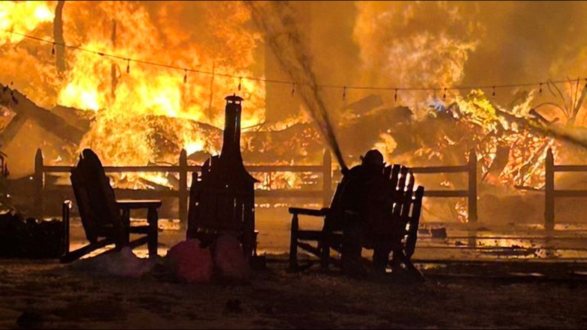 TimesScoop's tweet image. Historic Lutsen Lodge destroyed by fire.The fire at the North Shore landmark was reported just after midnight. The operators of the lodge say it is a total loss.
#lutsen