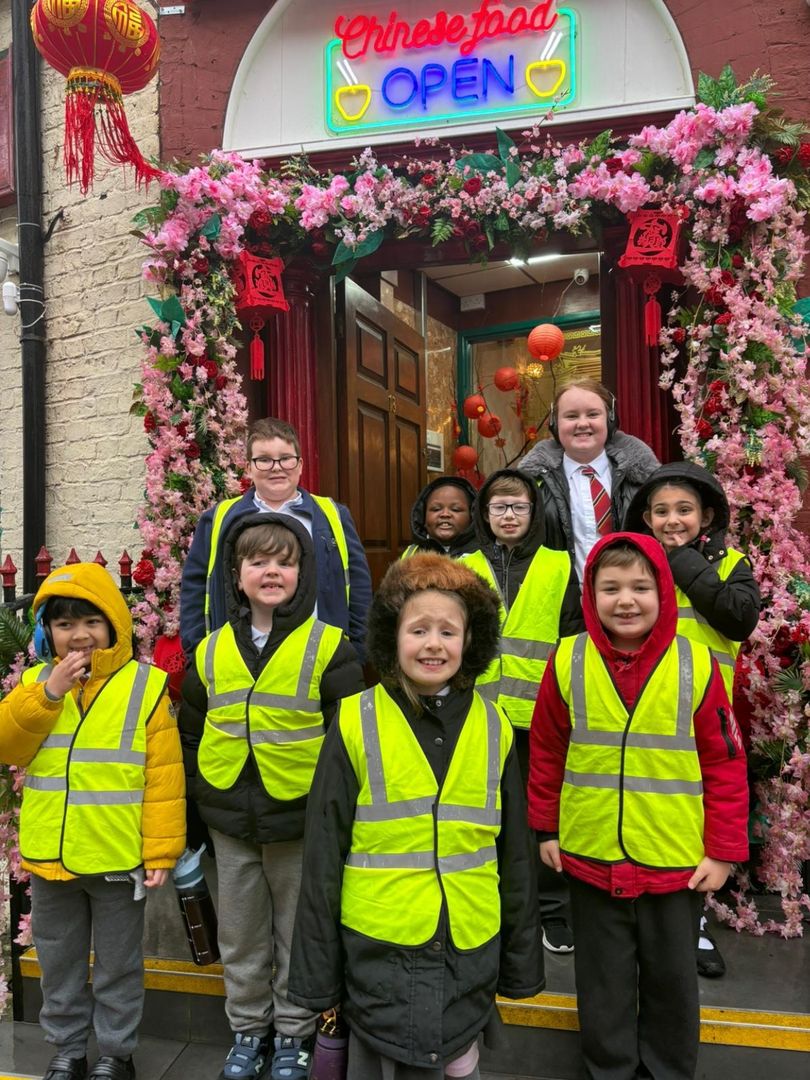 Butterfly class have visited Man Tsuen Ho restaurant on Nelson Street, Chinatown, Liverpool. The children ate a selection of food. The Wor Tip dumplings were so tasty we had to order more! #CNY2024 #cny #liverpool #community #ks2 #primaryschool