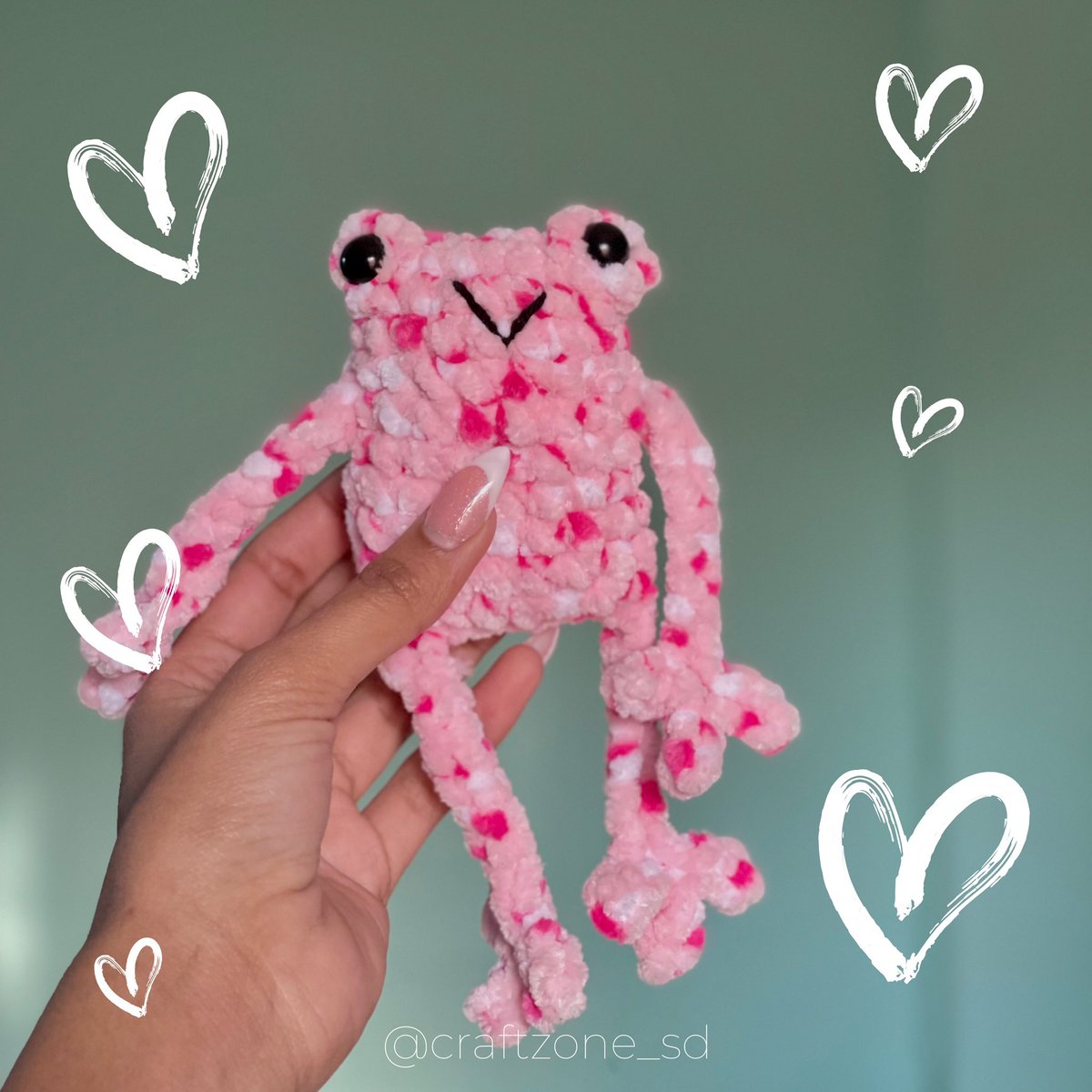 craftzone_sd's tweet photo. Leggy frog 🐸 
Order now https://t.co/ALzgvUtiLe https://t.co/ohDN6AX76I