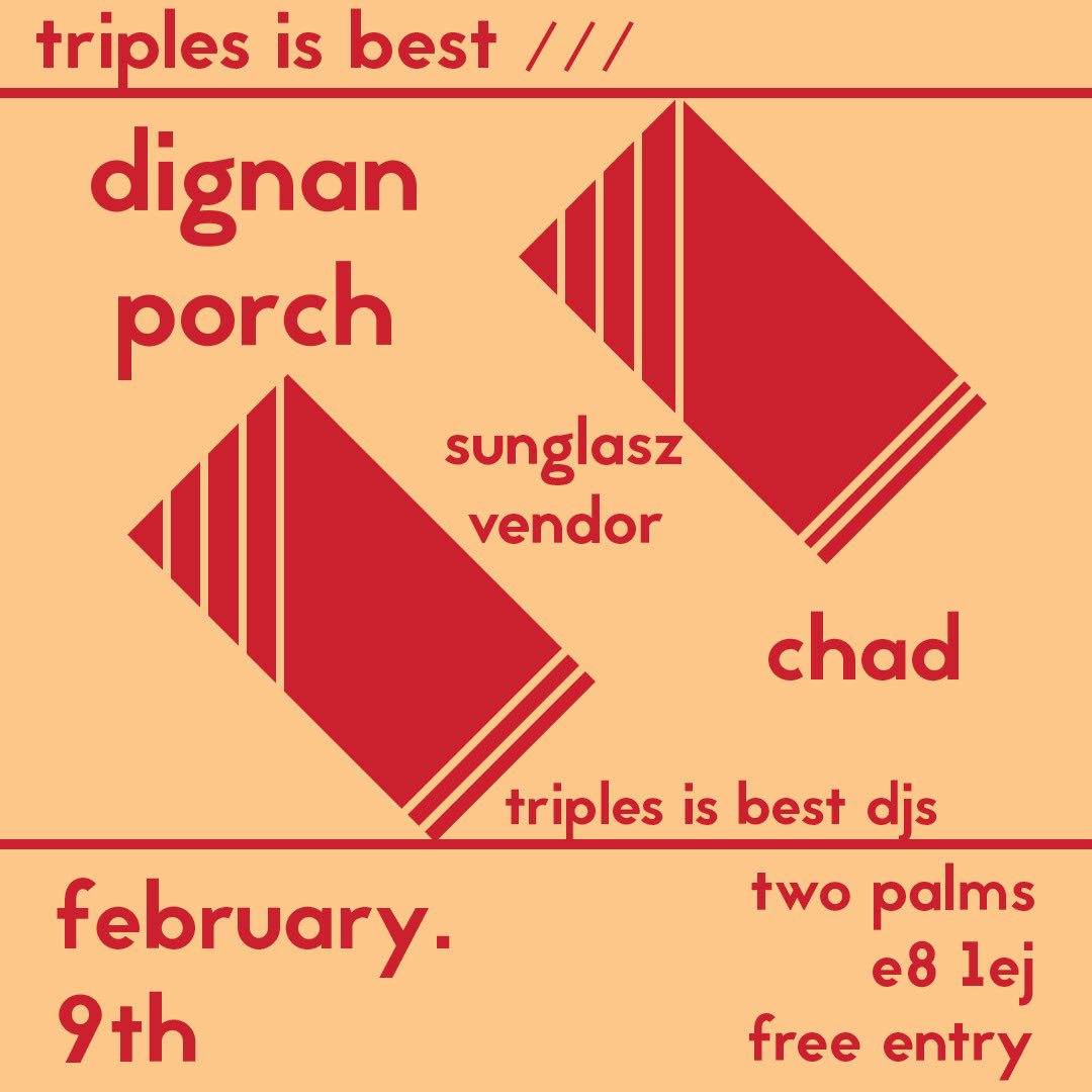 This Friday! Playing a free one at <a href="/twopalmshackney/">TWO PALMS</a> tickets on Dice 😎

dice.fm/event/kl5dl--d…