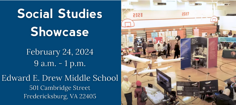SCPSHistory's tweet photo. The Stafford Social Studies Showcase is fast approaching.  Learn more and register your project at https://t.co/waEFsazCvS https://t.co/6iMsqRNeUg
