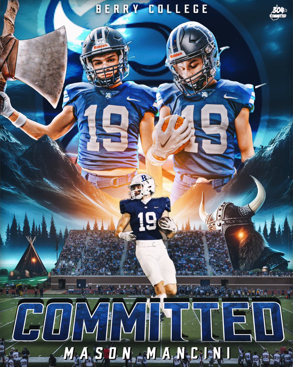 I am committed to Berry College‼️ So thankful for this opportunity @BerryFootball @BCCoachK @CO_JWilliams11 @Coach_MKemper @CoachRonGardner @etowahfootball @Etowah_Recruits @RecruitGeorgia