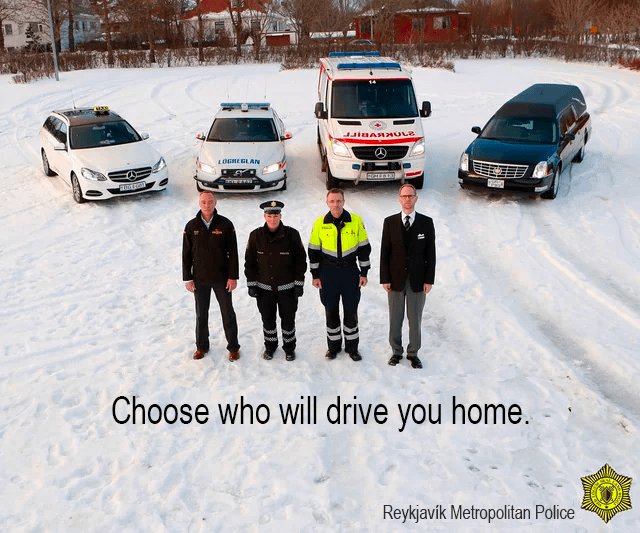 10 creative ads I've collected this week:

1. Iceland anti-drink driving