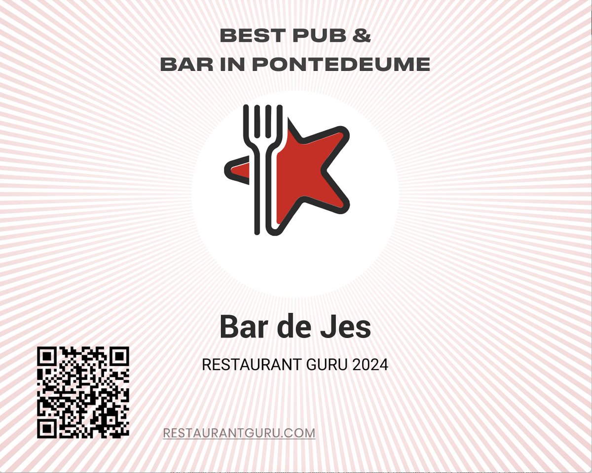 Gracias, sobretodo a la clientela. Un honor recibir este reconocimiento  😊