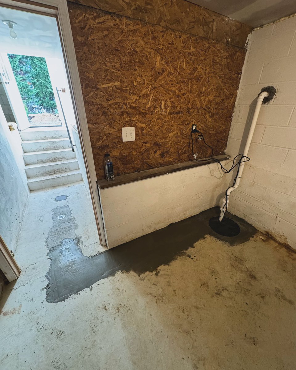 plumbing_choice's tweet photo. New basement sump pump pit and floor drain install
#plumber #plumbing #dena #waterheater #wellpump #draincleaning #drainage #maryland #pasadenamd #glenburnie #severnapark #annapolis #sewer #backflow #pasadena #google #googlemybusiness #baltimore #googlemaps #googlesmallbusiness https://t.co/KeQiLKVCeQ