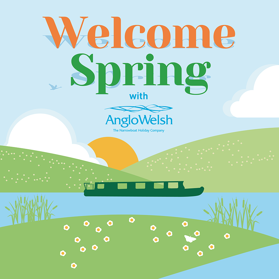 Spring into the new season on an Anglo Welsh narrowboat! Book online now or call the booking team on 0117 304 1122 and quote “SPRING” to receive up to 25% off your holiday departing in March or April. Terms and conditions apply.