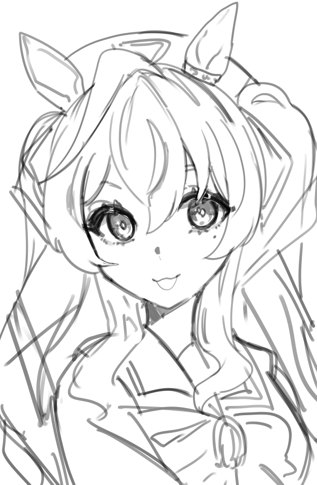 ヴィブロスちゃんらくがき
#ウマ娘 