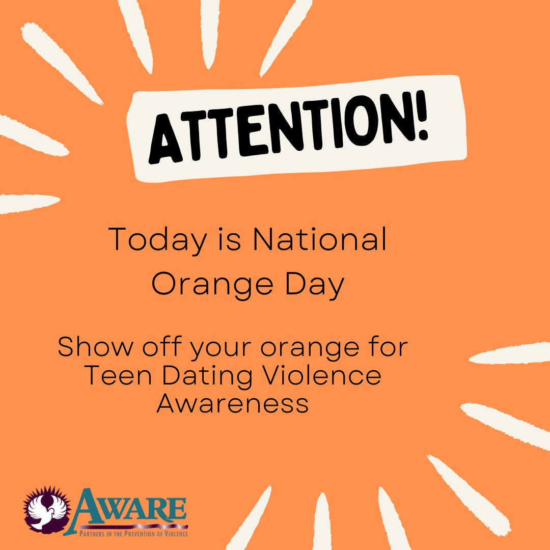 Who loves wearing orange? Is it true? Join us as we go orange for Teen Dating Violence Awareness. 

#merceraware #orangeday #lovelikethis #tdvam24