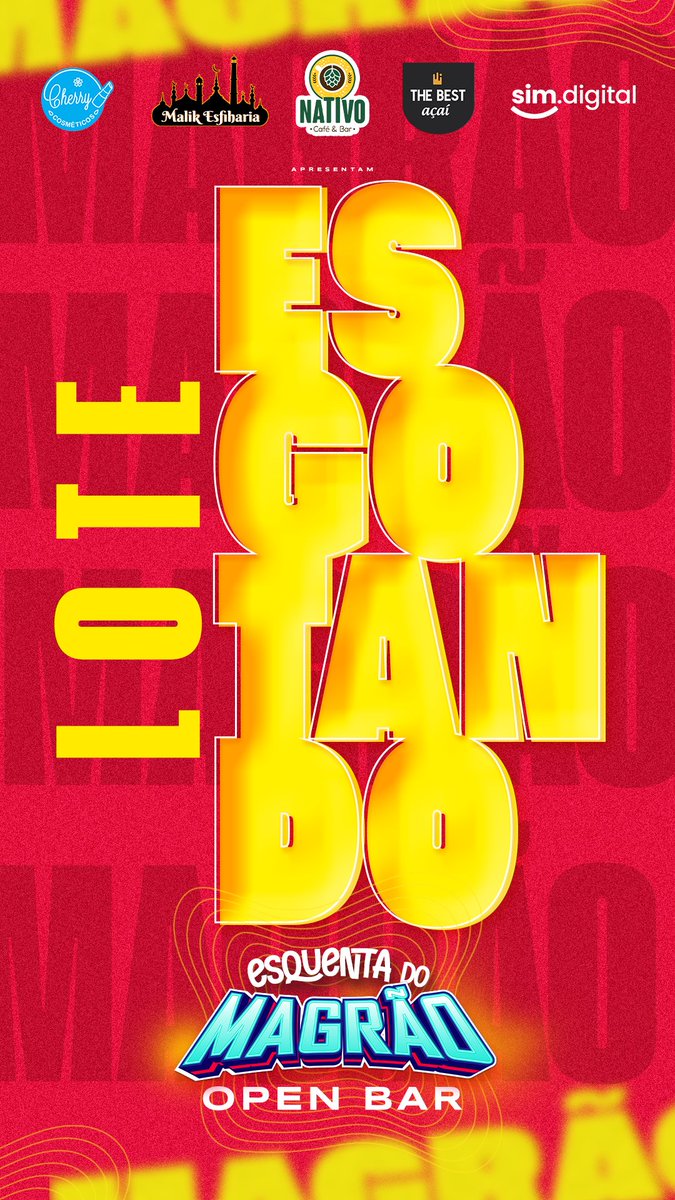 esquenta_magrao's tweet image. 🔥💥 LOTE ESGOTANDOO!!! CORRE AGORA PRO PONTO DE VENDA E GARANTA JÁ! 

💥TUDO COMEÇA NO ESQUENTA 💥

VENDA VIA WHATS (67) 99942-1205

#EsquentaDoMagrao #quintafeira #OpenBar #comprejá