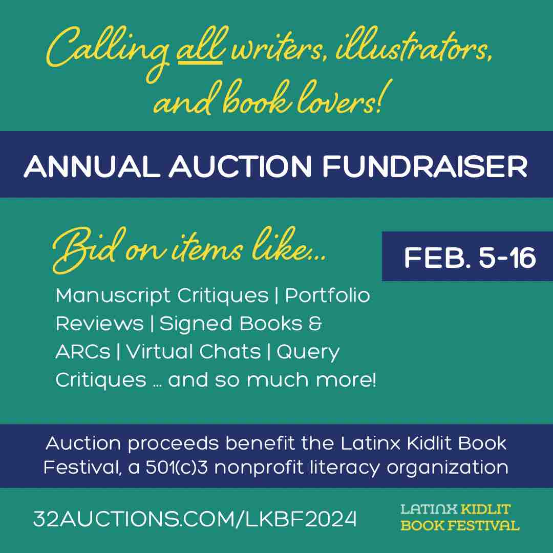 LatinxKidLitBF's tweet photo. Auction items are open to everyone! And some items are selling out quickly! So get your bid in today! 👉🏽👉🏽 https://t.co/0fnd9aLk9B https://t.co/h7gqN5e7zt