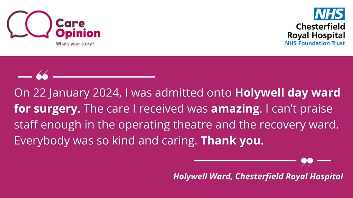 royalhospital's tweet image. Patient feedback is given and responded to on the Care Opinion website every day. 
If you have used our services, or visited with a friend, carer or loved one, please let us know how we did, and any areas we can improve. 
#CareOpinion #ContinuallyImprove @careopinion
