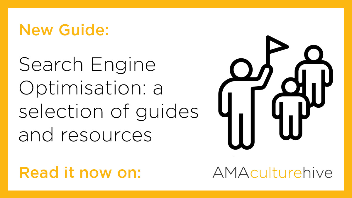 New guide available on AMAculturehive — Search Engine Optimisation: a selection of guides and resources by Nazma Noor @cog_design Part of the Digital Marketing Day 2023 collection. Read the guide here: culturehive.co.uk/resources/sear…