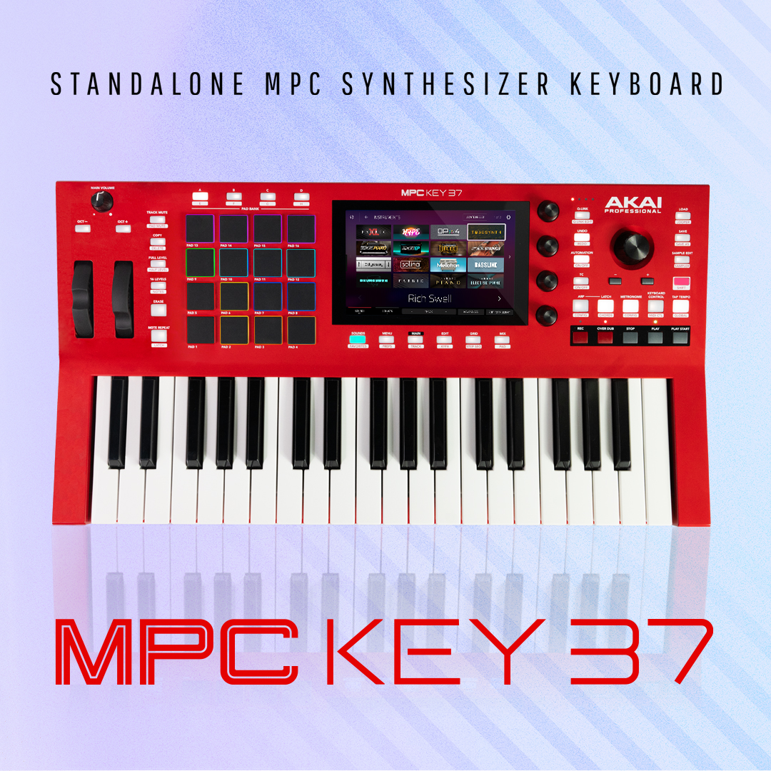 Bring the legendary MPC workflow to a compact keyboard with the MPC Key 37 🚀 Everything you need to produce beats, chop-up samples and build complete tracks without your computer 🔥 akaipro.com/mpc-key-37.html