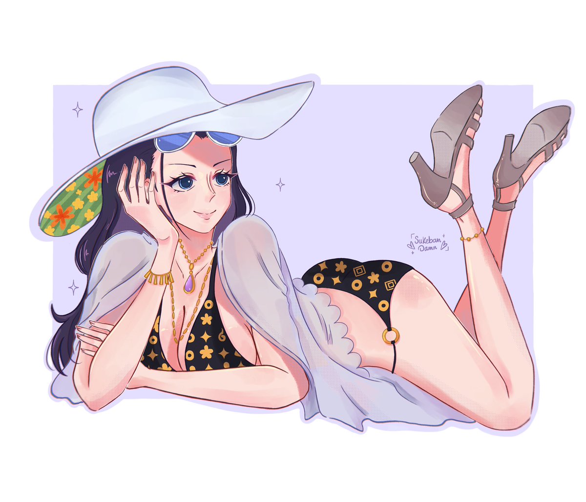 Happy Birthday Nico Robin 💜🪷 #ワンピース #ONEPIECE #ロビン誕生祭2024 #ニコ・ロビン生誕祭2024