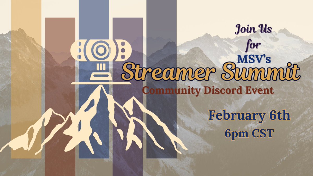 ChernyBog's tweet photo. Join fellow Content creators, both live and recorded, for a chat about streaming, tools, and the business of Content. Don’t miss the next Mountain Shade Village Streamer Summit on tonight at 6:30 p.m. CST. #StreamerSummit #ContentCreatorCollab #DiscordEvent #MountainShadeVillage https://t.co/cCIleBPHkc