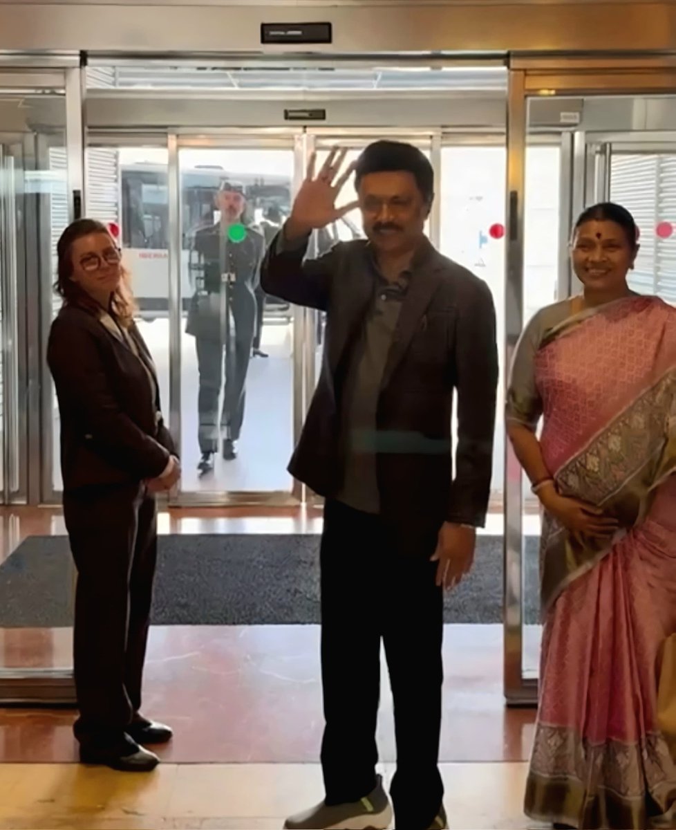 mkstalin's tweet photo. Heading back to Tamil Nadu, I extend my heartfelt thanks to @IndiaInSpain for their coordination, Spain, its wonderful people, and our Tamil community for a treasure trove of memories!

#Madrid https://t.co/y2hZH0okZn
