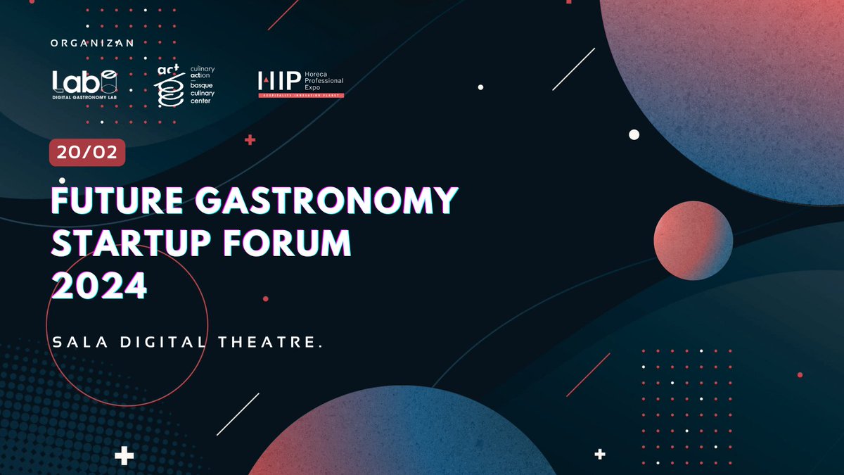 LABe_dgl's tweet image. 🚀 Descubre las tendencias en #foodtech y #resttech Únete a expertos/as para explorar la innovación abierta en #gastronomía con la presentación de las startups finalistas del Future Gastronomy Startup Forum ¡No te lo pierdas! @bculinary @expohip
👉 innovation.bculinary.com/future-gastron…