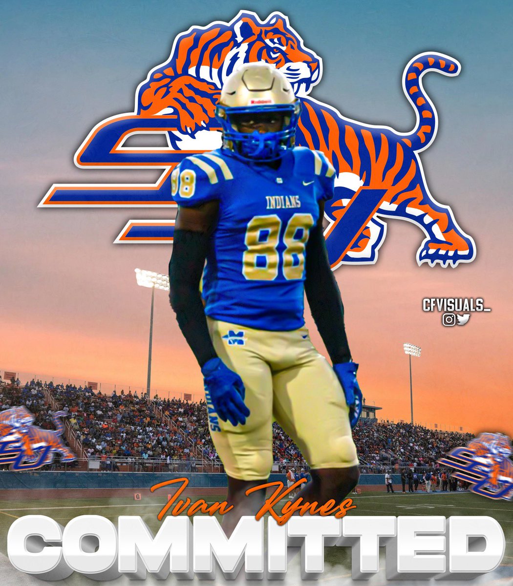Glad to Announce I’m Committed to Savannah State University! 
Thank you to <a href="/aekelton/">Coach Kelton</a> <a href="/SavannahStateFB/">Savannah State Football</a> for giving me an opportunity and <a href="/CoachReid99/">Kareem Reid</a> <a href="/McEachernFtball/">McEachern Football</a> <a href="/OLCoachWilder51/">Coach Jabari Wilder Ed.S</a> <a href="/Shepp42/">Aaron Sheppard</a> for a great senior season!💯
