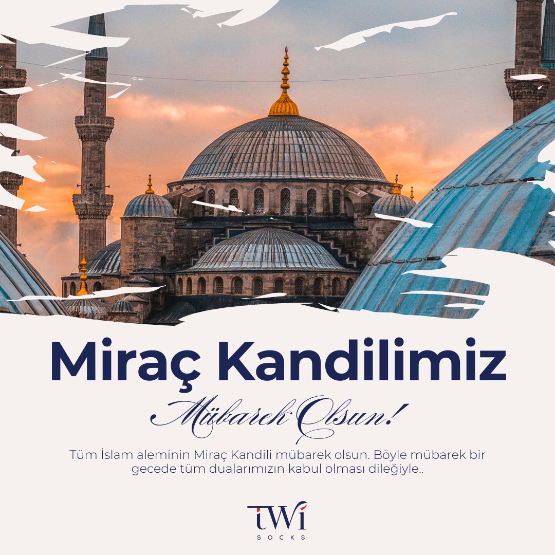 Yüce gecenin bereketi işlerimize, ticaretimize ve hayatımıza ilahi bir nuru getirsin. Dualarımızın kabul olduğu, huzurun ve başarının daim olduğu bir yıl dileriz. Sağlık, mutluluk ve bereketle dolu günler sizinle olsun.
Miraç Kandilimiz Mübarek Olsun! 

#MiraçKandili