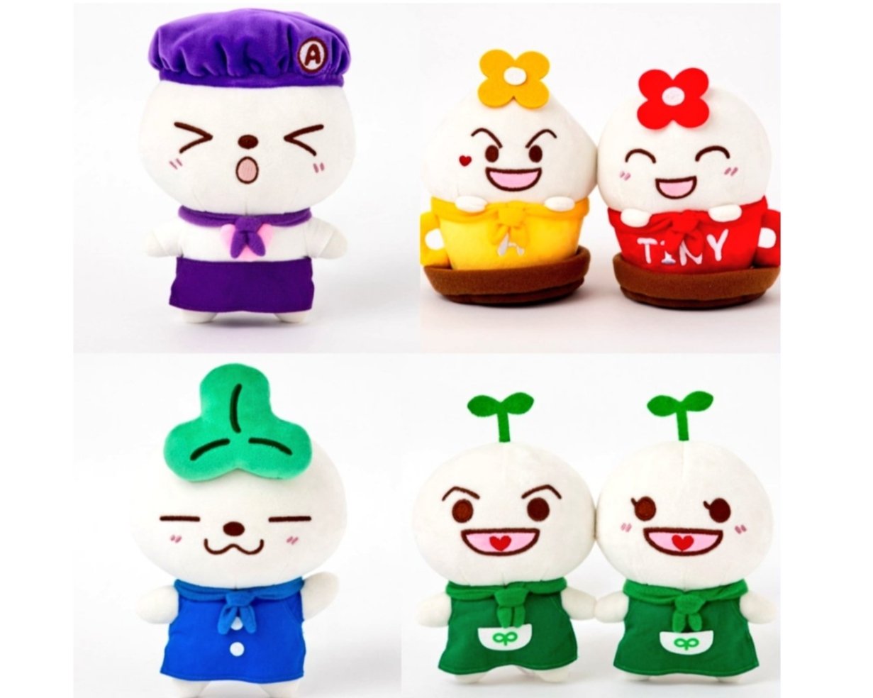 ATEEZ ティズモン teez mon ぬいぐるみ トレカ カフェ 8種コンプ ATEEZ