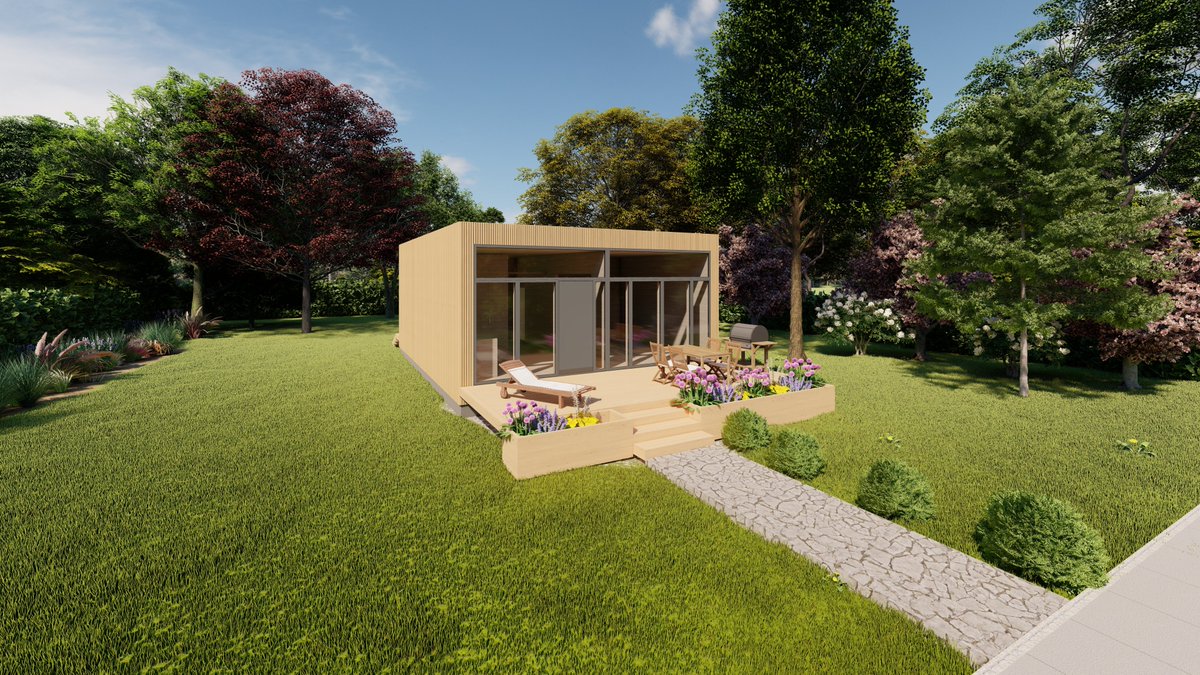 tinychoicedk's tweet photo. Tiny Choice præsenterer det foreløbig sidste træhus i vores serie af tiny houses og småhuse: Family på 75 m2 med plads til både hjemmearbejde og gæster. 
https://t.co/hC2gzMdbvV
#tinychoice #tinyhouse #mikrohus #danishdesign #træhus #isolering #bæredygtig #helårsbolig #bolig #hus https://t.co/OtQzQbgrwC