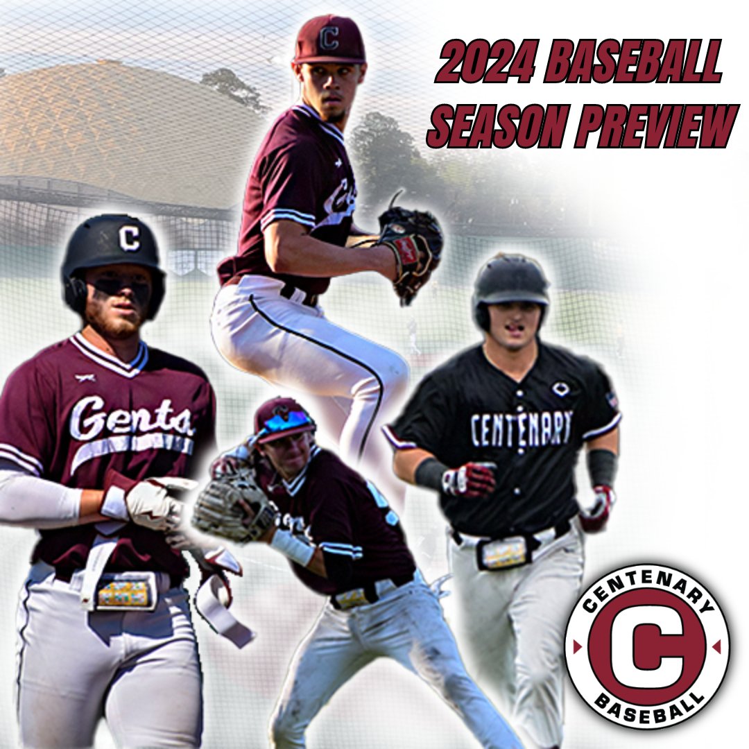GoCentenary's tweet photo. 2024 Season Preview: Baseball: https://t.co/dLmM3yTzCu
#GoCentenary #CTheOpportunity https://t.co/YIwqMUApHA