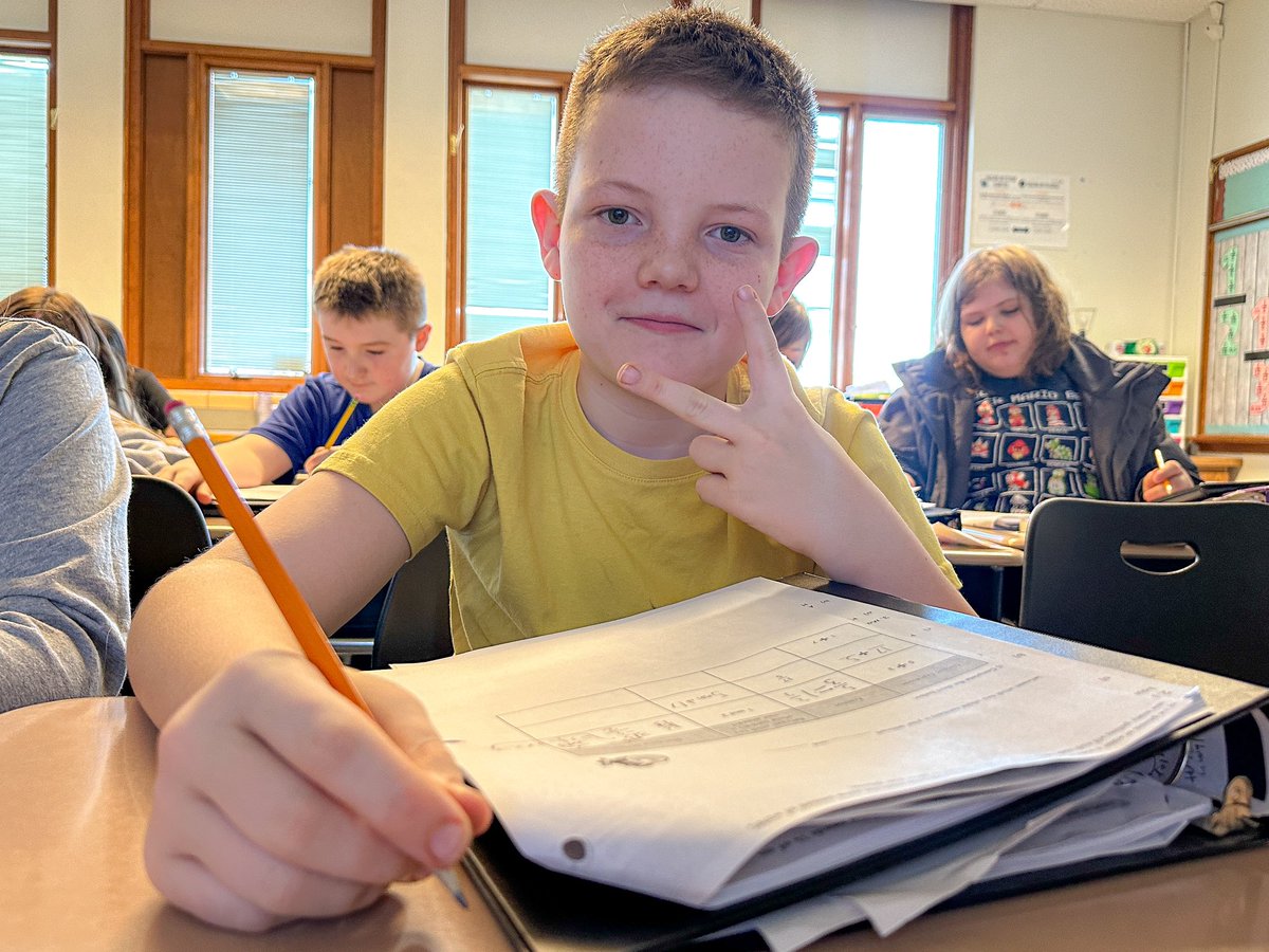 CalMum_Raiders's tweet photo. 💪Math Mental Sweat!

Mrs. Harmon’s 5th graders are getting their daily mental math sweat in this morning. Students are super focused and hard at work while building their math skills. 

Way to go, Raiders! https://t.co/COeN4jbjJt