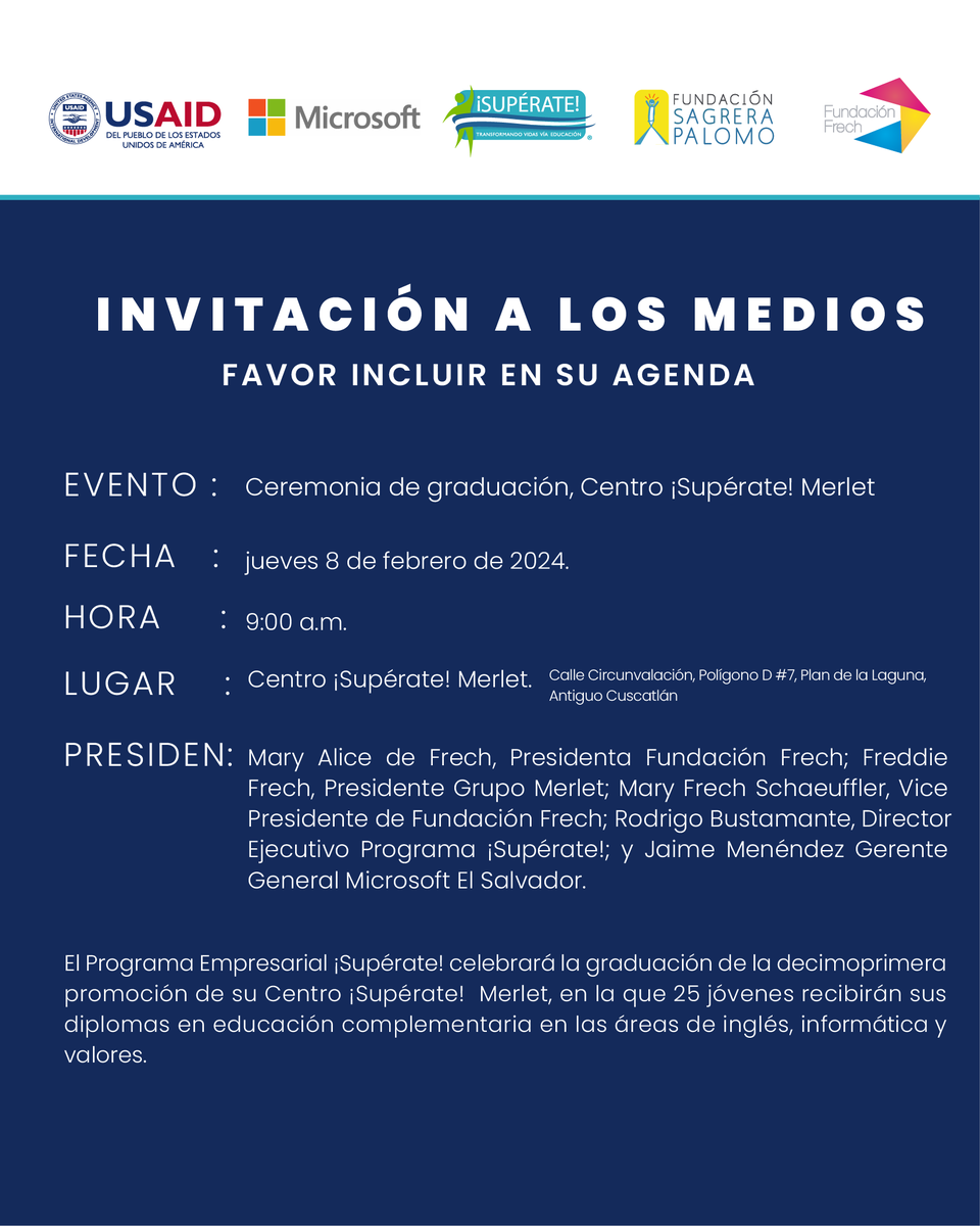 Programa ¡Supérate! tweet media