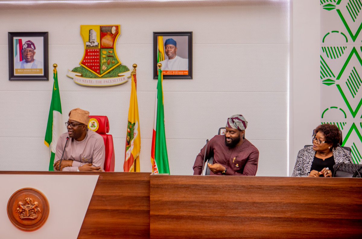 Adebo_ogund's tweet photo. I attended the inauguration of the Oyo State Council of Elders by His Excellency, Engr Seyi Makinde.

The Elders Council comprises of Chairman - Dr. Saka Balogun, Co-Chairman - Elder Wole Oyelese, H.E. Hamid Gbadamosi, H.E. Alhaja Mutiat Ladoja, Chief Jacob Adetoro, Chief Sunday Ogunlade, Ambassador Ronke Adefope, Chief Nureni Akanbi, Chief Ademola Eyinade while the Chairman, Advisory Council is Chief Bolaji Ayorinde SAN

This is fulfillment of the resolve of His Excellency to continue to tap into the rich experiences, knowledge and expertise of our respected elder statesmen in Oyo State.

Congratulations to all the esteemed members of the Elders Council and I am convinced that they will live up to expectation in providing guidance and leadership to the State Government.