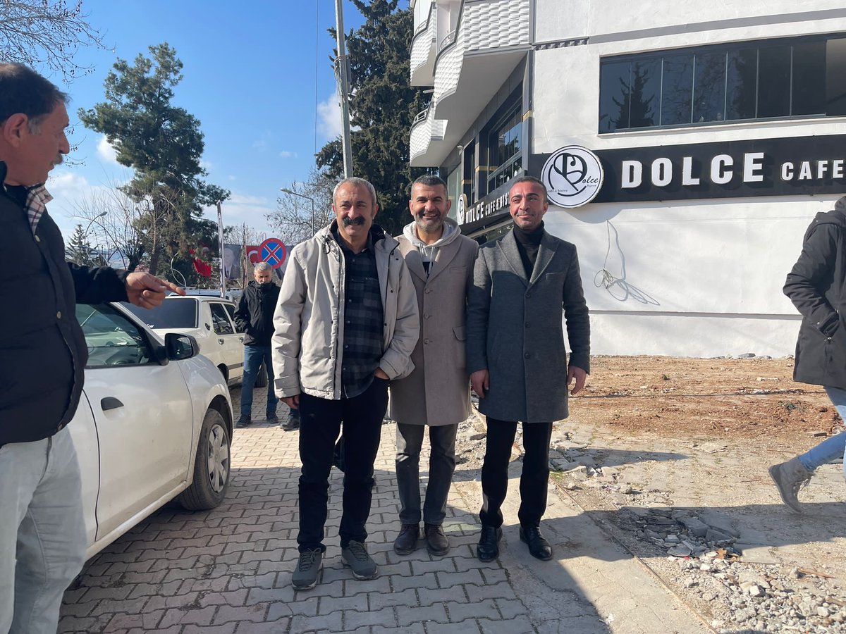 Başkanımızla kahramanmaraş’ın Pazarcık ilçesindeyiz