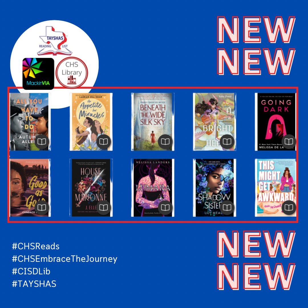 Coppell HS Library (@coppellhslib) on Twitter photo Look what’s now available in <a href="/mackinlibrary/">Mackin Educational Resources</a>! #CHSReads #CHSEmbracetheJourney #CISDLib <a href="/CoppellHigh/">🏫 Coppell High School 📚</a> <a href="/cisdlib/">Coppell ISD Libraries</a> Look what’s now available in <a href="/mackinlibrary/">Mackin Educational Resources</a>! #CHSReads #CHSEmbracetheJourney #CISDLib <a href="/CoppellHigh/">🏫 Coppell High School 📚</a> <a href="/cisdlib/">Coppell ISD Libraries</a>