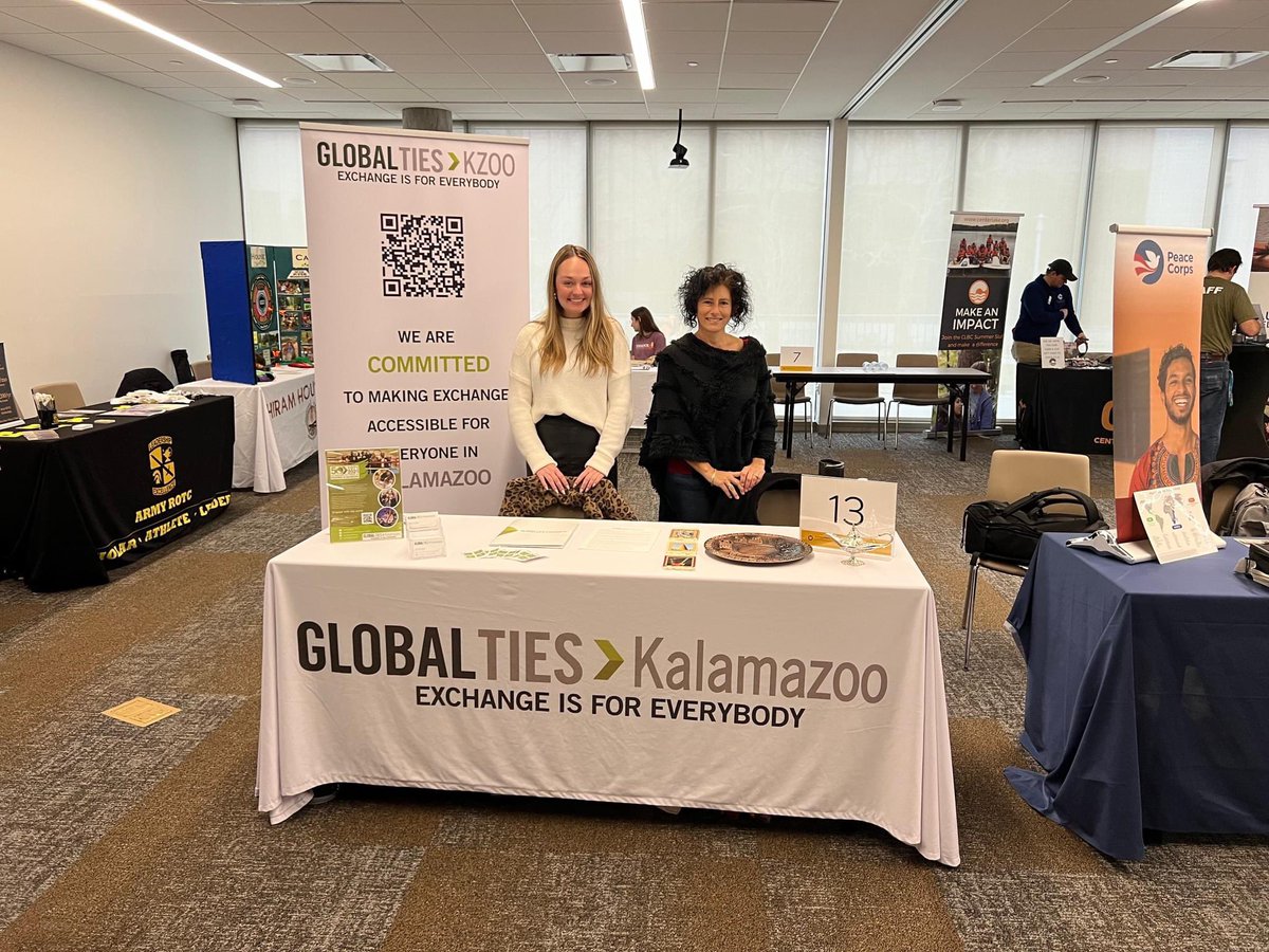 We are excited to spend the day talking to students at WMU's Government and Non-Profit Career Fair! Come see us at table lucky number 13 to learn more about our work and internship opportunities. 

 #ExchangeIsForEverybody #GlobalTiesKzoo #Kalamazoo #CitizenDiplomacy