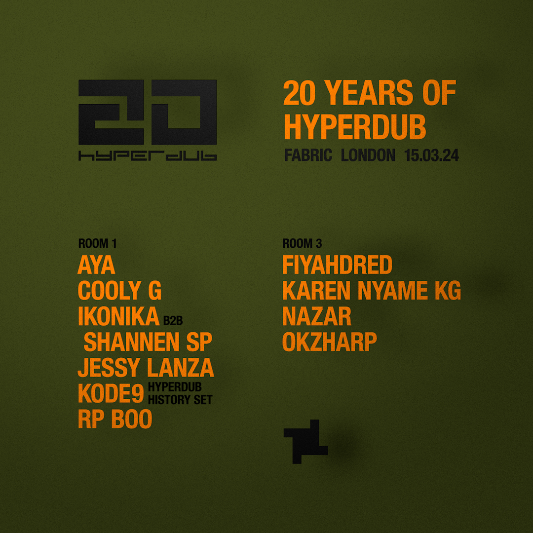 PS 9 (@kodenine) on Twitter photo <a href="/Hyperdub/">Hyperdub</a> <a href="/fabriclondon/">fabric</a>
Thats whats up - feat <a href="/aya_yco/">🕳</a> <a href="/ikonika/">ikonika Details OUT NOW</a> <a href="/shannensp__/">shannen sp</a> <a href="/jessy_lanza/">Jessy Lanza</a> <a href="/RP_BOO_/">RP BOO Rolling Stone</a> <a href="/okzharp/">okzharp</a>
Fiyahdred <a href="/KarenNyameKG/">👑KG👑The Rhythm Goddess✨</a> and Nazar - tickets here ra.co/events/1846798 <a href="/Hyperdub/">Hyperdub</a> <a href="/fabriclondon/">fabric</a>
Thats whats up - feat <a href="/aya_yco/">🕳</a> <a href="/ikonika/">ikonika Details OUT NOW</a> <a href="/shannensp__/">shannen sp</a> <a href="/jessy_lanza/">Jessy Lanza</a> <a href="/RP_BOO_/">RP BOO Rolling Stone</a> <a href="/okzharp/">okzharp</a>
Fiyahdred <a href="/KarenNyameKG/">👑KG👑The Rhythm Goddess✨</a> and Nazar - tickets here ra.co/events/1846798