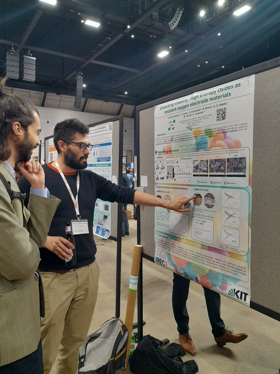 Our colleague Gianfranco Sabato presented the work "Unlocking stability: high entropy oxides as resilient oxygen electrode materials" during the ICACC 2024 conference in Daytona Beach,FL, USA.
<a href="/EpiStore_eu/">EpiStore</a>; <a href="/atlab15/">AT lab</a>, <a href="/IREC_Energia/">IREC</a>, 
ceramics.org/event-subpage/…