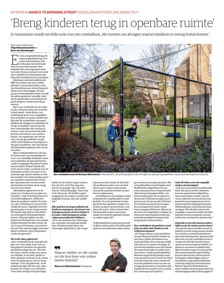 We stoppen onze kids in een kooi en gaan vervolgens ruziën over hun geluidsoverlast. Hoe zijn we hier terecht gekomen? En hoe komen we er weer uit? 

Steun de Rechtvaardige Straat.
Doe mee met de week!
Onderteken het manifest: lnkd.in/gVZRWnxf