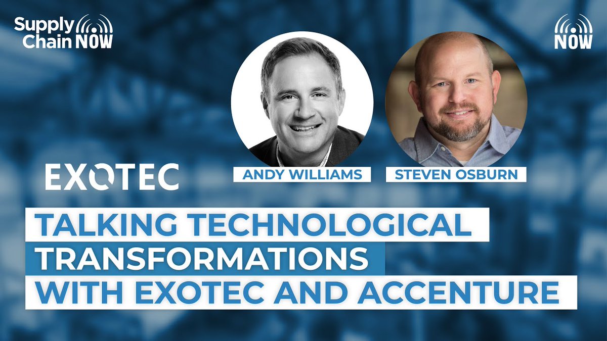 Supply Chain Now (@_supplychainnow) on Twitter photo Dive into the complexities of #warehousingtech with <a href="/ScottWLuton/">Scott W. Luton</a> & <a href="/Kevin_Jackson/">Kevin L. Jackson</a>! Special guests Andy Williams, EVP of Sales for <a href="/exotec/">Exotec</a>, & Steve Osburn, MD at <a href="/Accenture/">Accenture</a>, share insights on robotics, pandemic impacts, & ROI. #ExotecxNOW2024
🔗: youtu.be/FZ-8fdn4-U4 Dive into the complexities of #warehousingtech with <a href="/ScottWLuton/">Scott W. Luton</a> & <a href="/Kevin_Jackson/">Kevin L. Jackson</a>! Special guests Andy Williams, EVP of Sales for <a href="/exotec/">Exotec</a>, & Steve Osburn, MD at <a href="/Accenture/">Accenture</a>, share insights on robotics, pandemic impacts, & ROI. #ExotecxNOW2024
🔗: youtu.be/FZ-8fdn4-U4